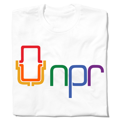 NPR Pride 70s Logo Tee