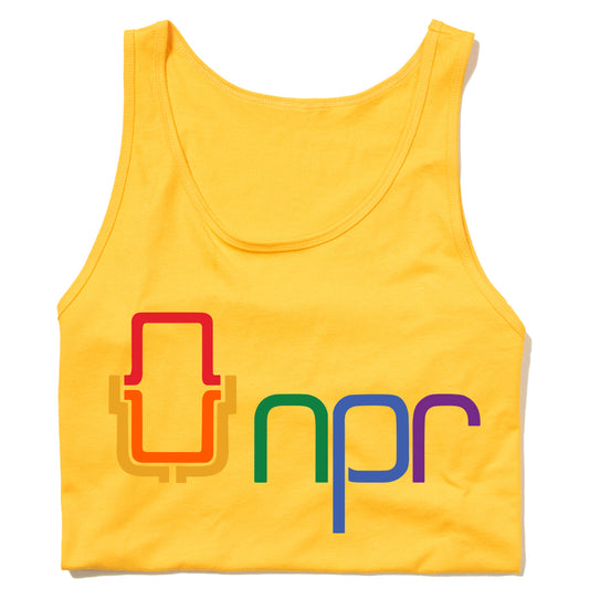 NPR Pride 70s Logo Tank Top