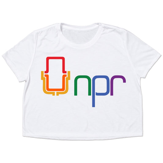 NPR Pride 70s Logo Crop Top