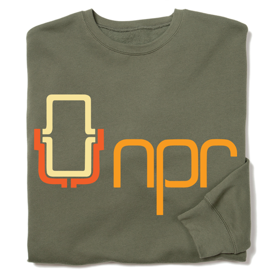 NPR '70s Full Color Logo Crewneck Sweatshirt