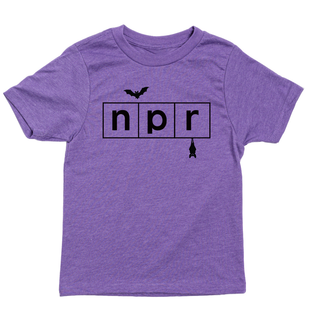 NPR Bats Logo Kids Tee