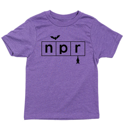 NPR Bats Logo Kids Tee
