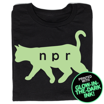 NPR Glow In The Dark Cat Limited Edition Tee