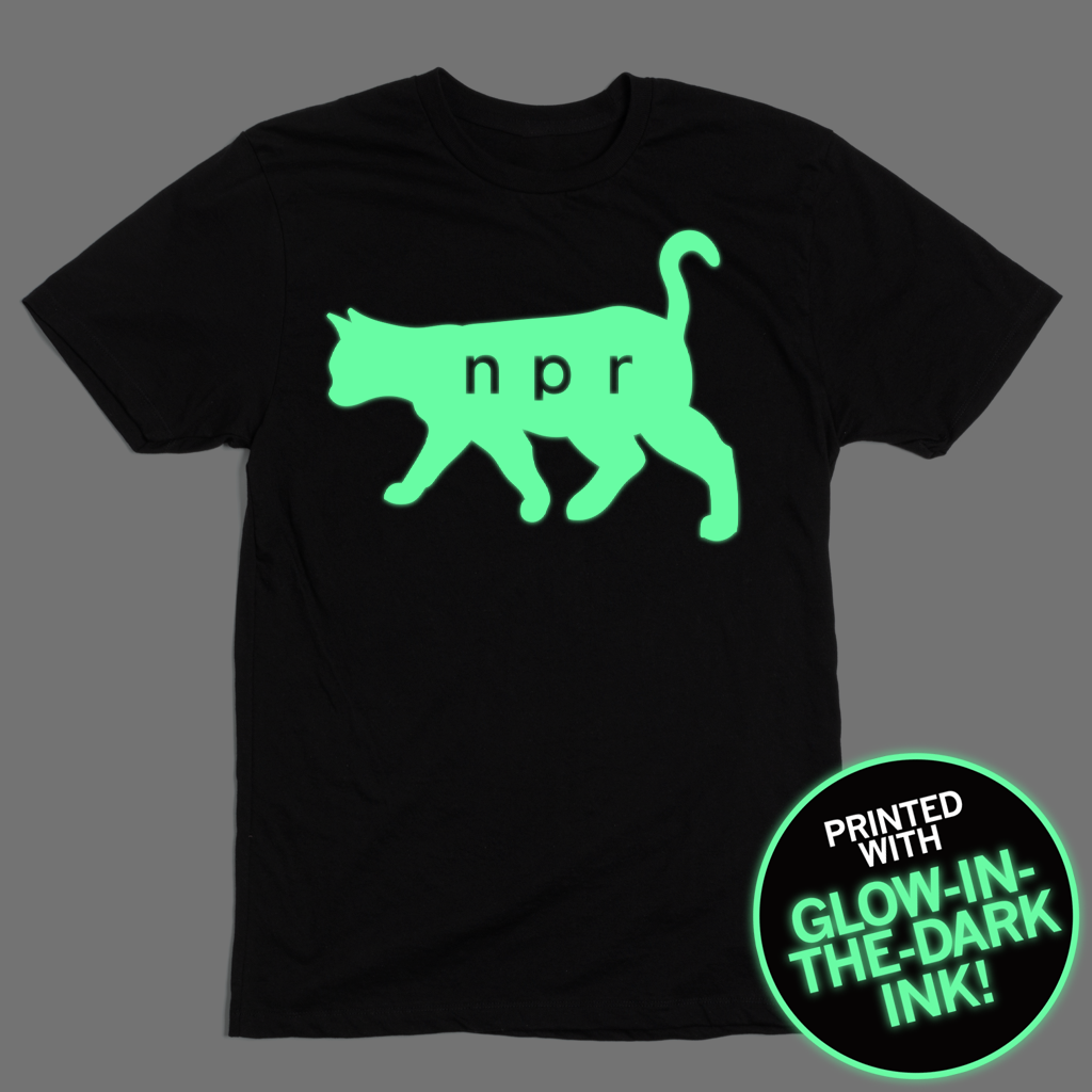 NPR Glow In The Dark Cat Limited Edition Tee
