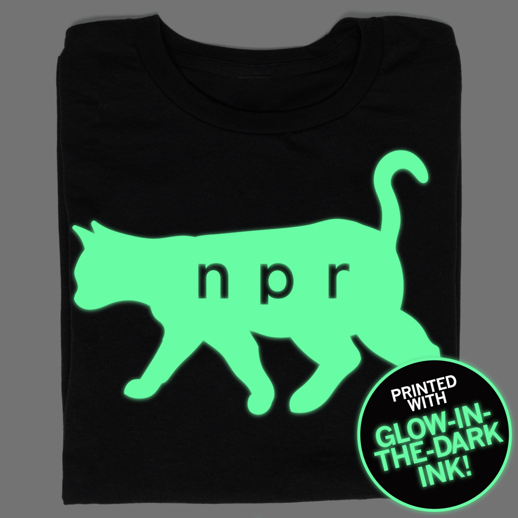 NPR Glow In The Dark Cat Limited Edition Tee