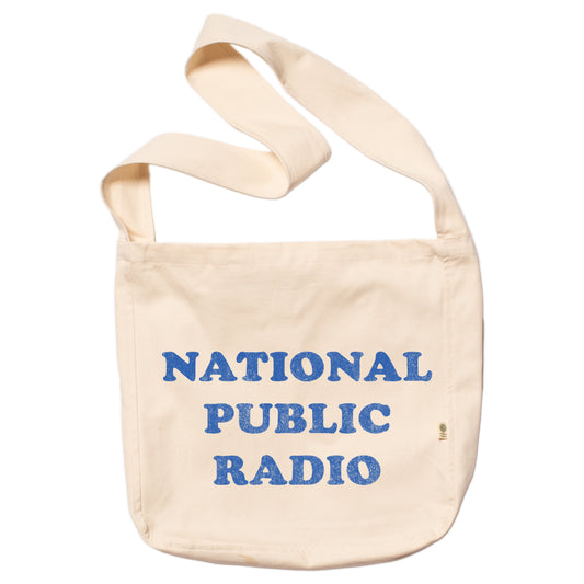 NPR 70s Cooper Logo Farmer's Market Tote Bag