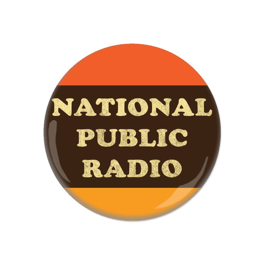 NPR Cooper Orange Button