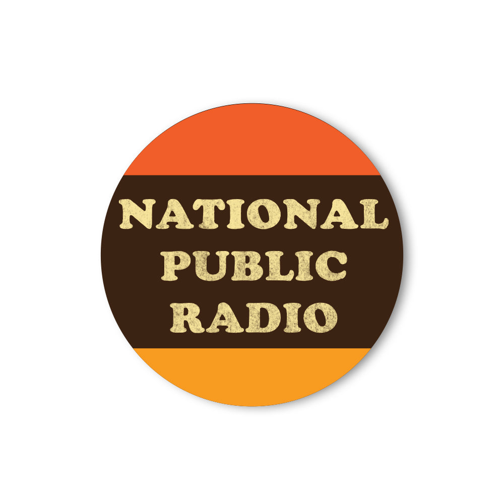 NPR Cooper Orange Sticker