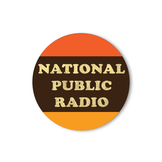 NPR Cooper Orange Sticker
