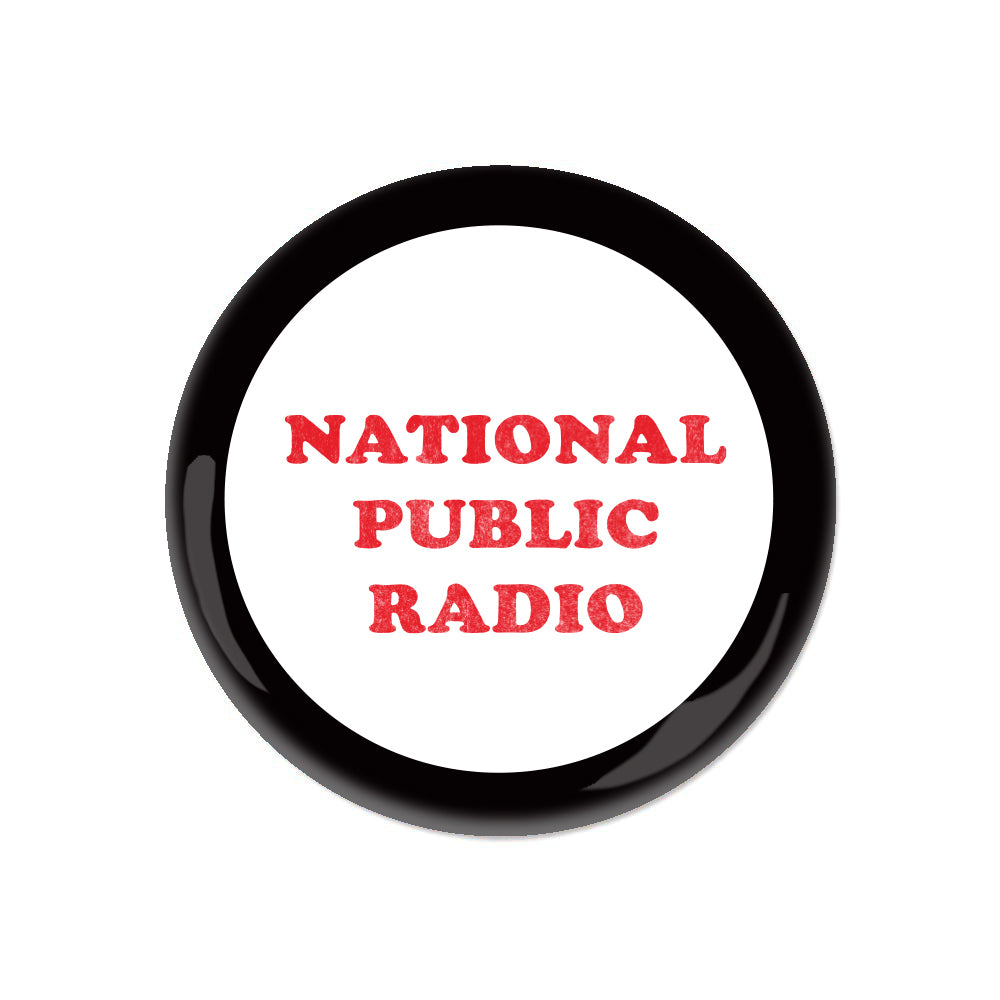 NPR Cooper Red & Black Button