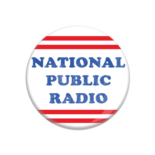 NPR Cooper Stripes Button