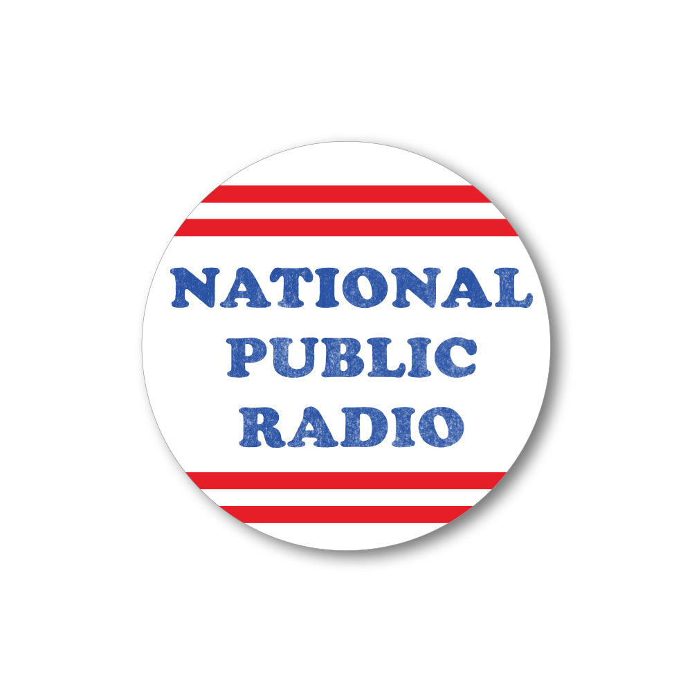 NPR Cooper Stripes Sticker