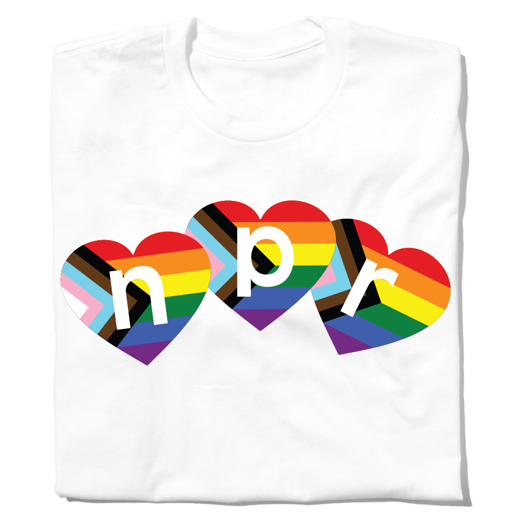 NPR Pride Hearts Shirt
