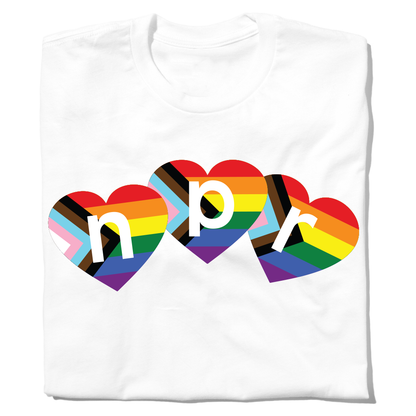 NPR Pride Hearts Shirt