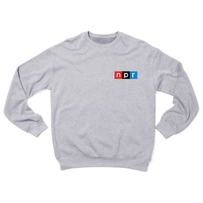 NPR Full Color Logo Pocket Print Crewneck Sweatshirt