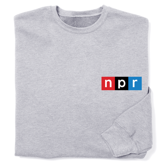 NPR Full Color Logo Pocket Print Crewneck Sweatshirt