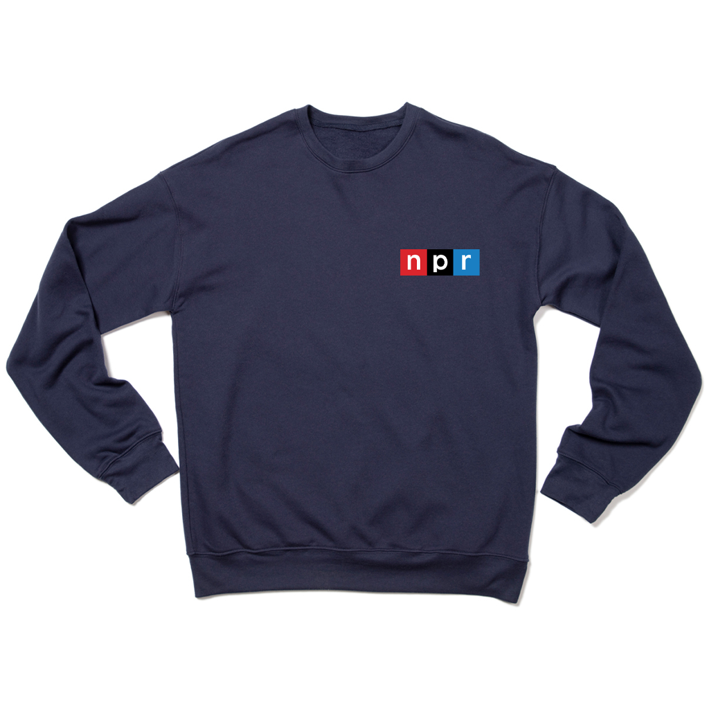 NPR Full Color Logo Pocket Print Crewneck Sweatshirt