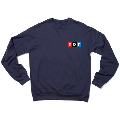 NPR Full Color Logo Pocket Print Crewneck Sweatshirt