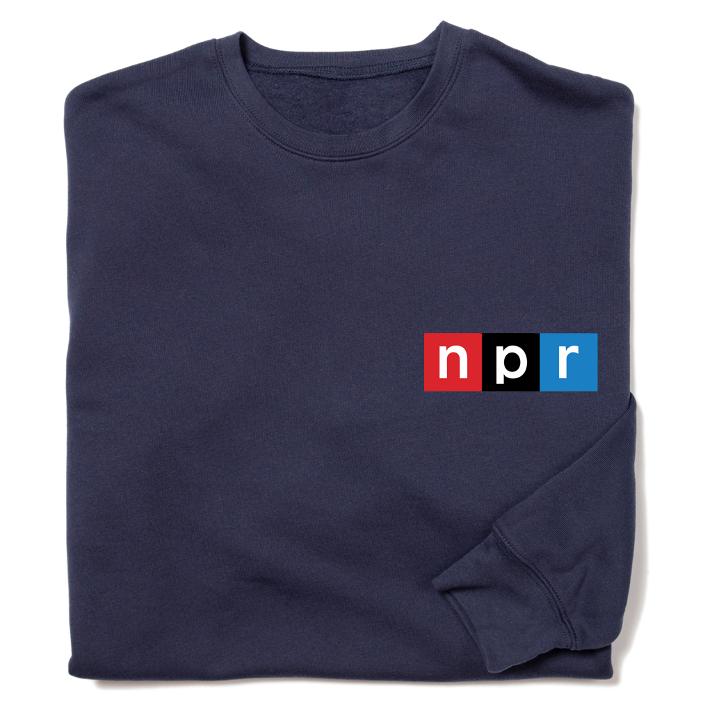 NPR Full Color Logo Pocket Print Crewneck Sweatshirt