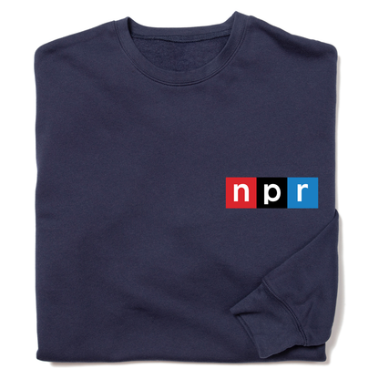 NPR Full Color Logo Pocket Print Crewneck Sweatshirt