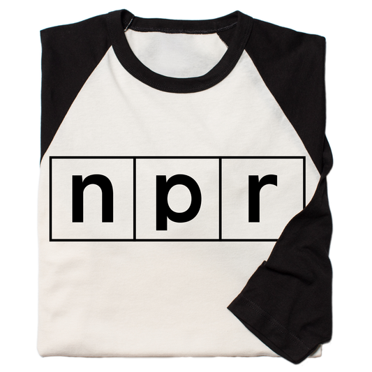 NPR Logo 3/4 Sleeve Tee