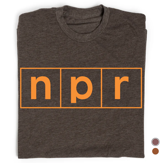 NPR Retro 70s Logo Outline Tee