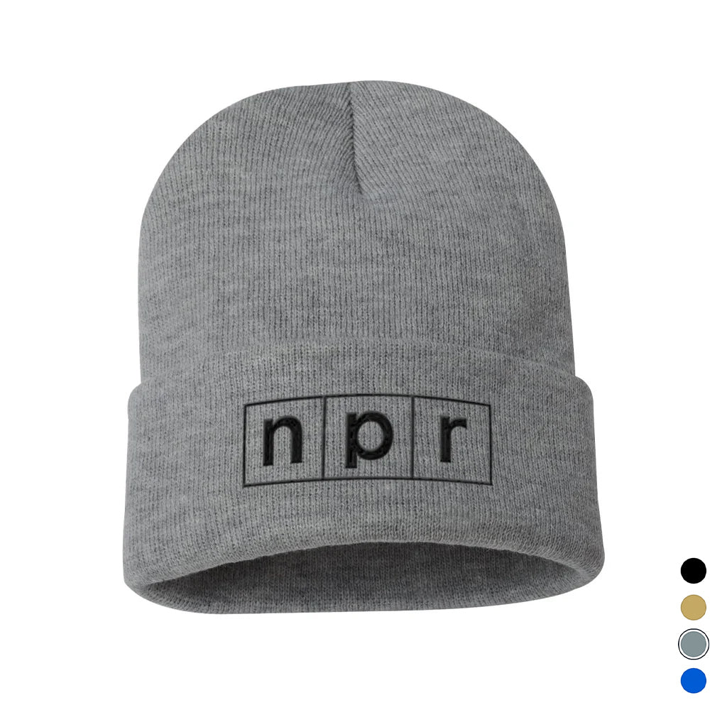 NPR Single-Color Logo Beanie