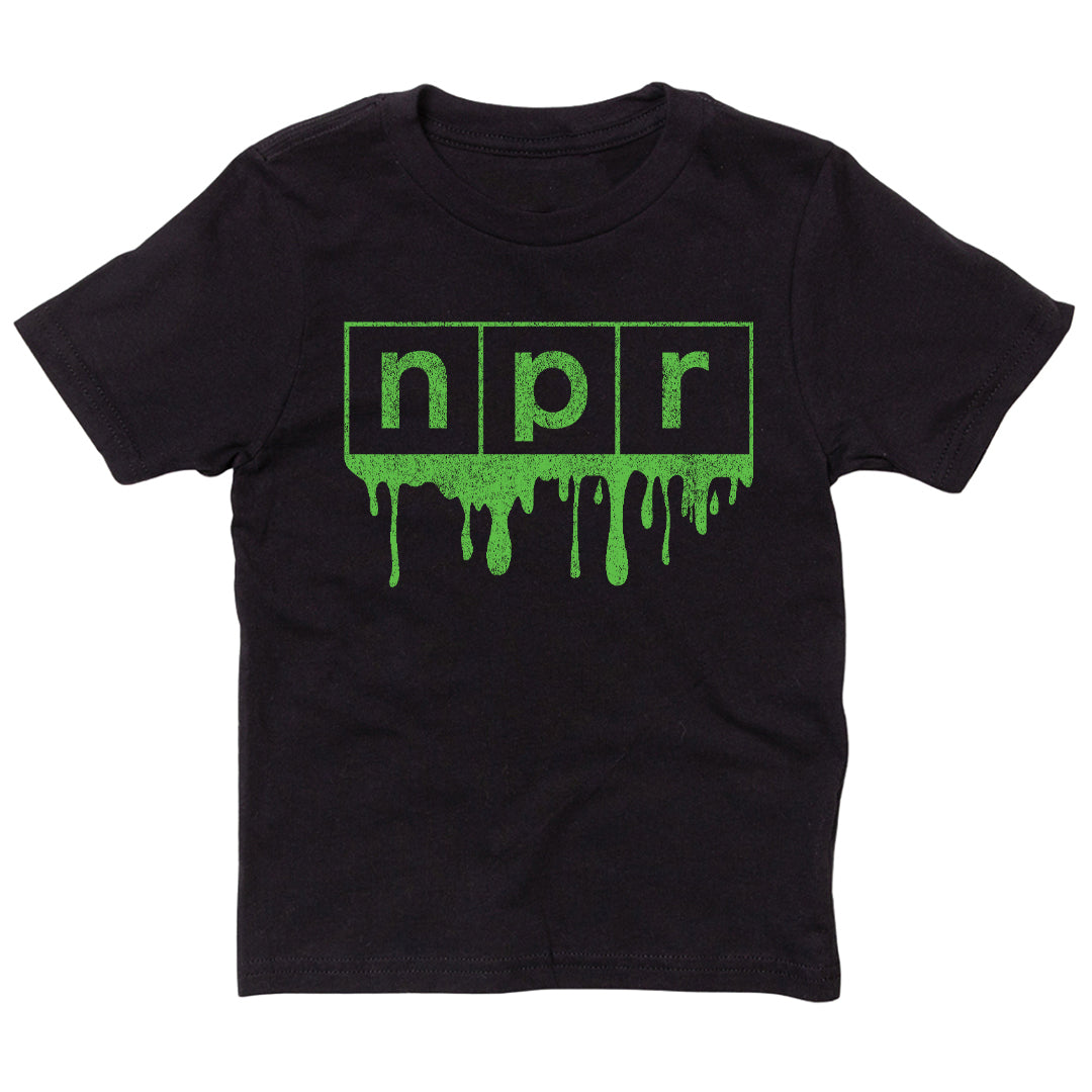 NPR Slime Logo Kids Tee
