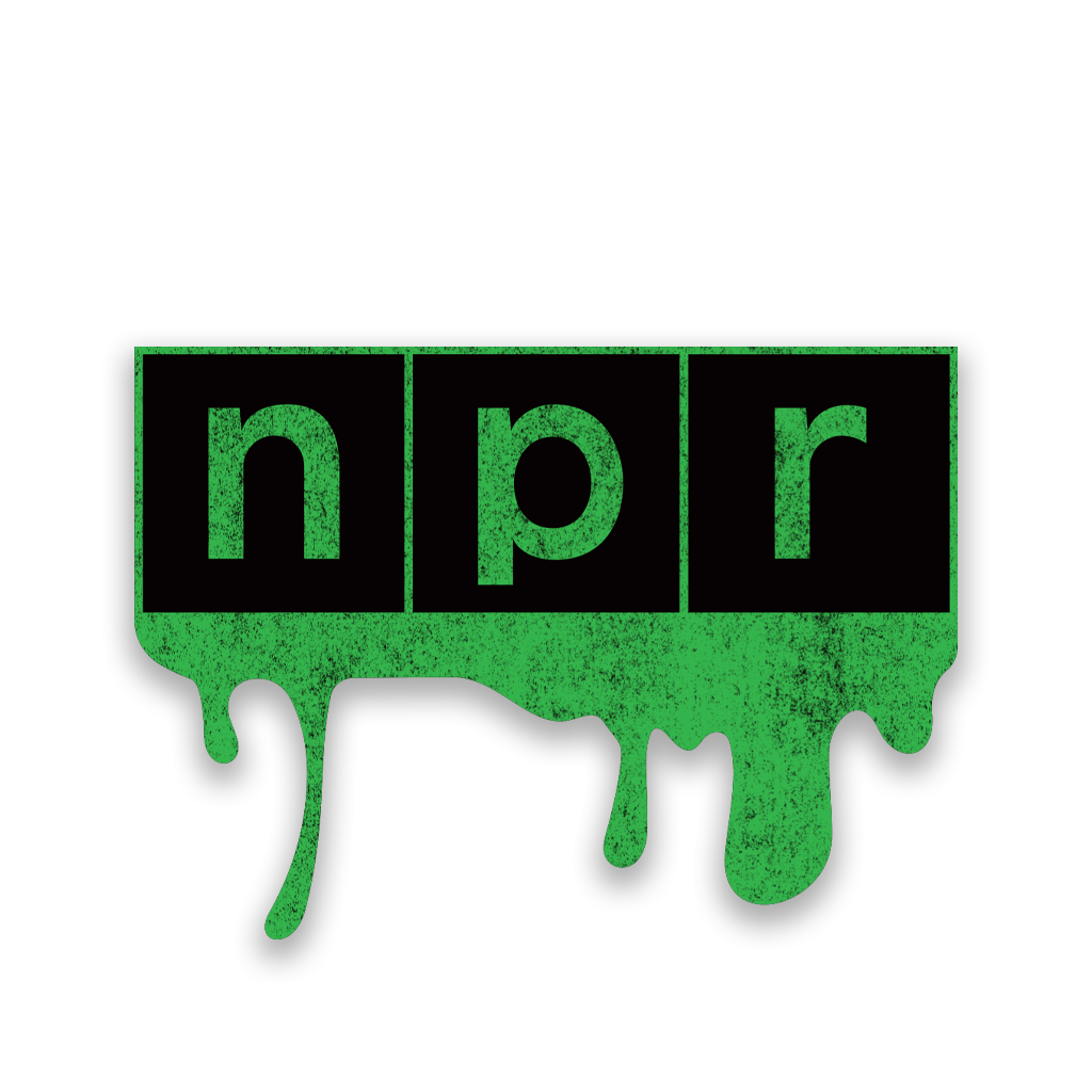 NPR Slime Logo Die-Cut Sticker