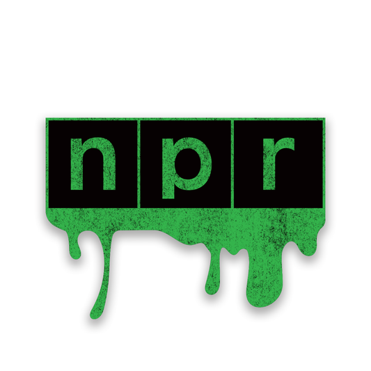 NPR Slime Logo Die-Cut Sticker