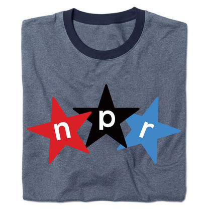 NPR Stars Logo Ringer Tee