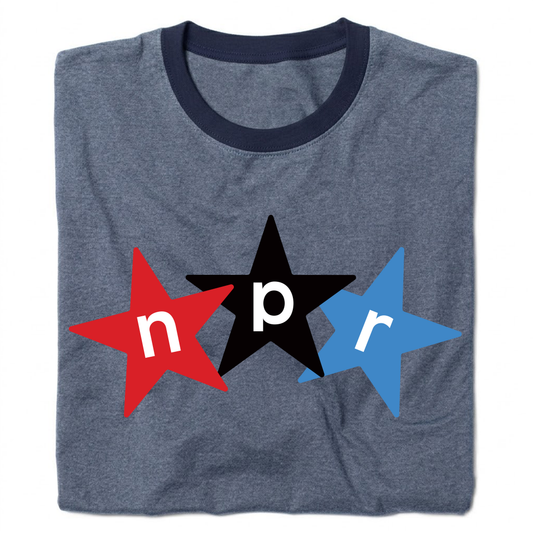 NPR Stars Logo Ringer Tee