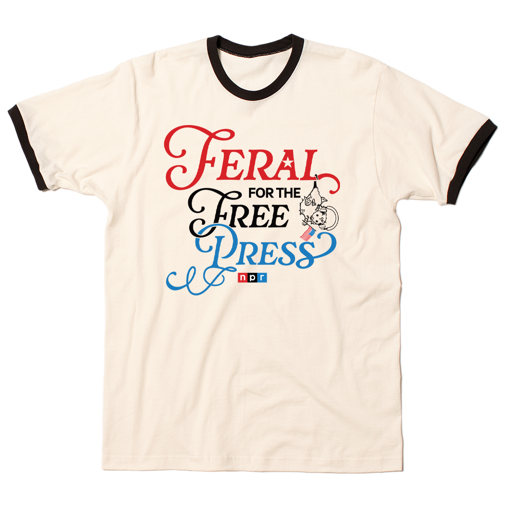 NPR USA Feral for the Free Press Ringer Tee