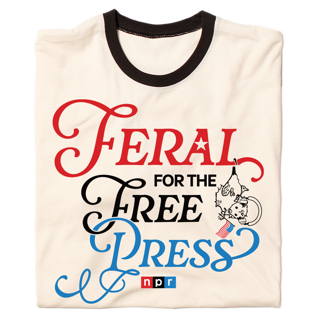 NPR USA Feral for the Free Press Ringer Tee