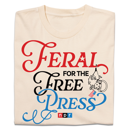 NPR USA Feral for the Free Press Tee