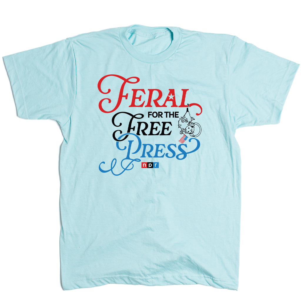 NPR USA Feral for the Free Press Tee