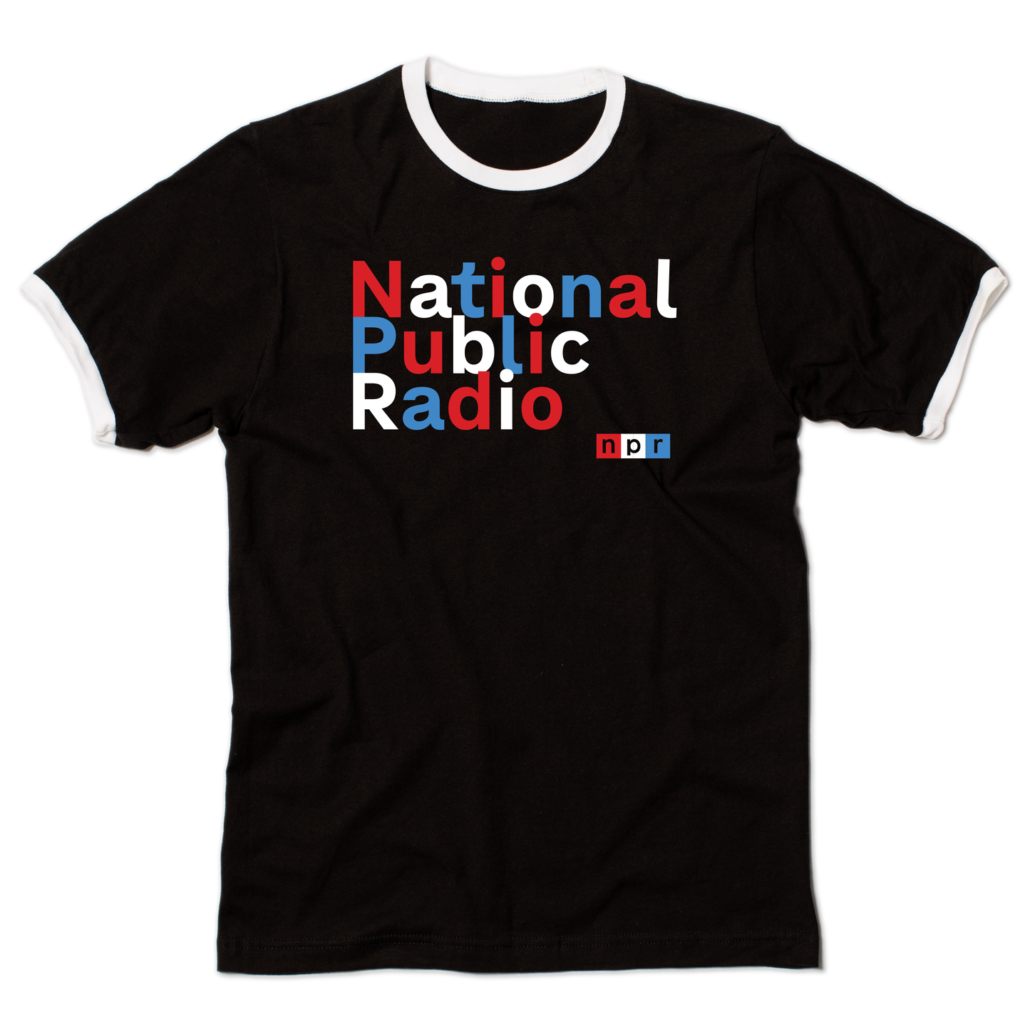 NPR USA Ringer Tee