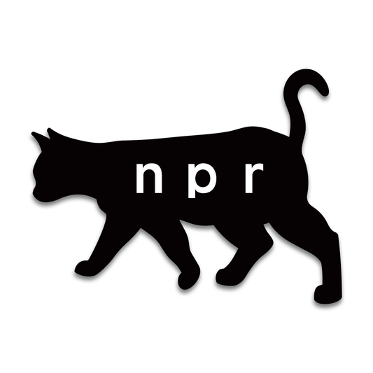 NPR Black Cat Logo Sticker