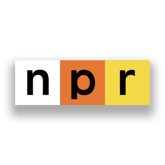 NPR Candy Corn Logo Sticker
