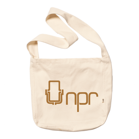 NPR 70s Logo Farmer's Market Tote Bag