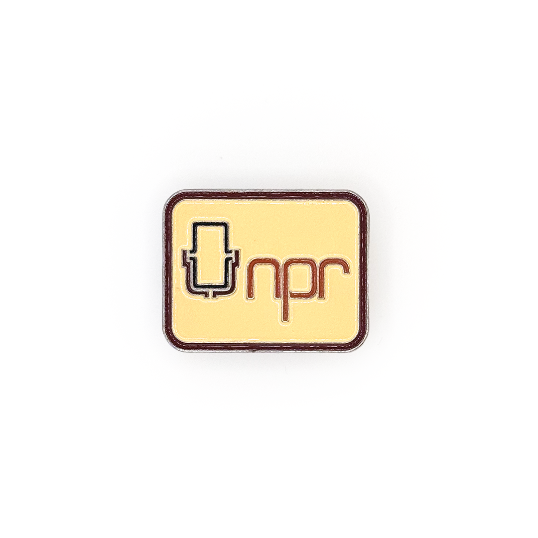 NPR 70s Logo Enamel Pin
