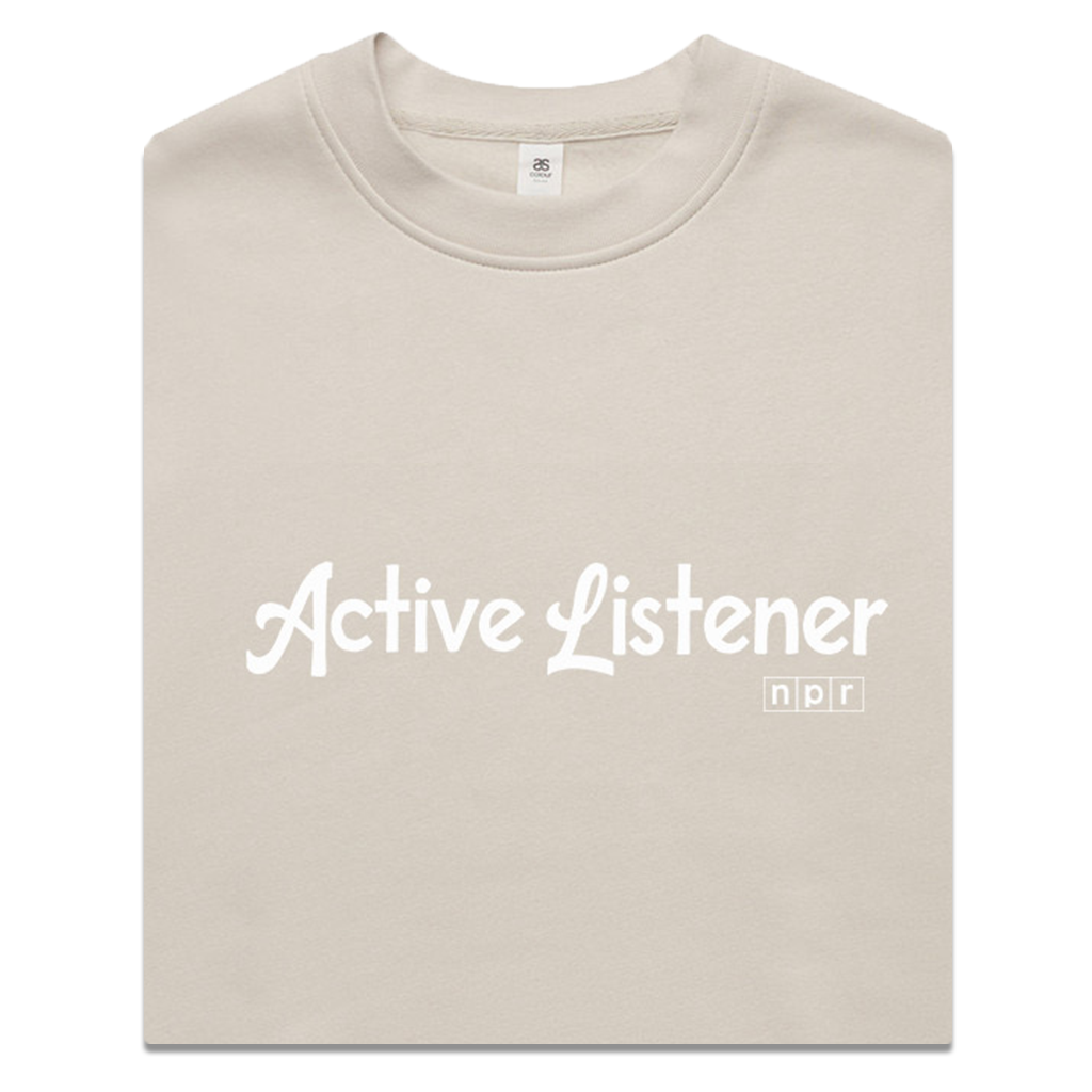 Active Listener Crewneck Sweatshirt - Bone