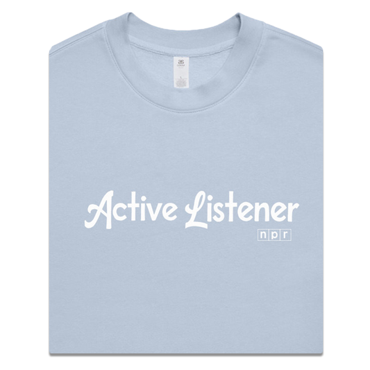 Active Listener Crewneck Sweatshirt - Powder