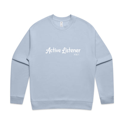 Active Listener Crewneck Sweatshirt - Powder