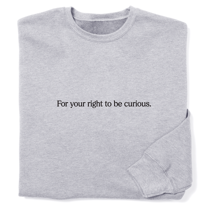 Curious Crewneck Sweatshirt