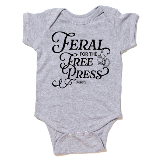 Feral for the Free Press Onesie