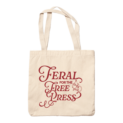 Feral For the Free Press 2-Sided Tote Bag