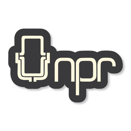 NPR '70s Logo Die-Cut Sticker