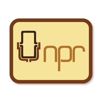 NPR '70s Logo Sticker
