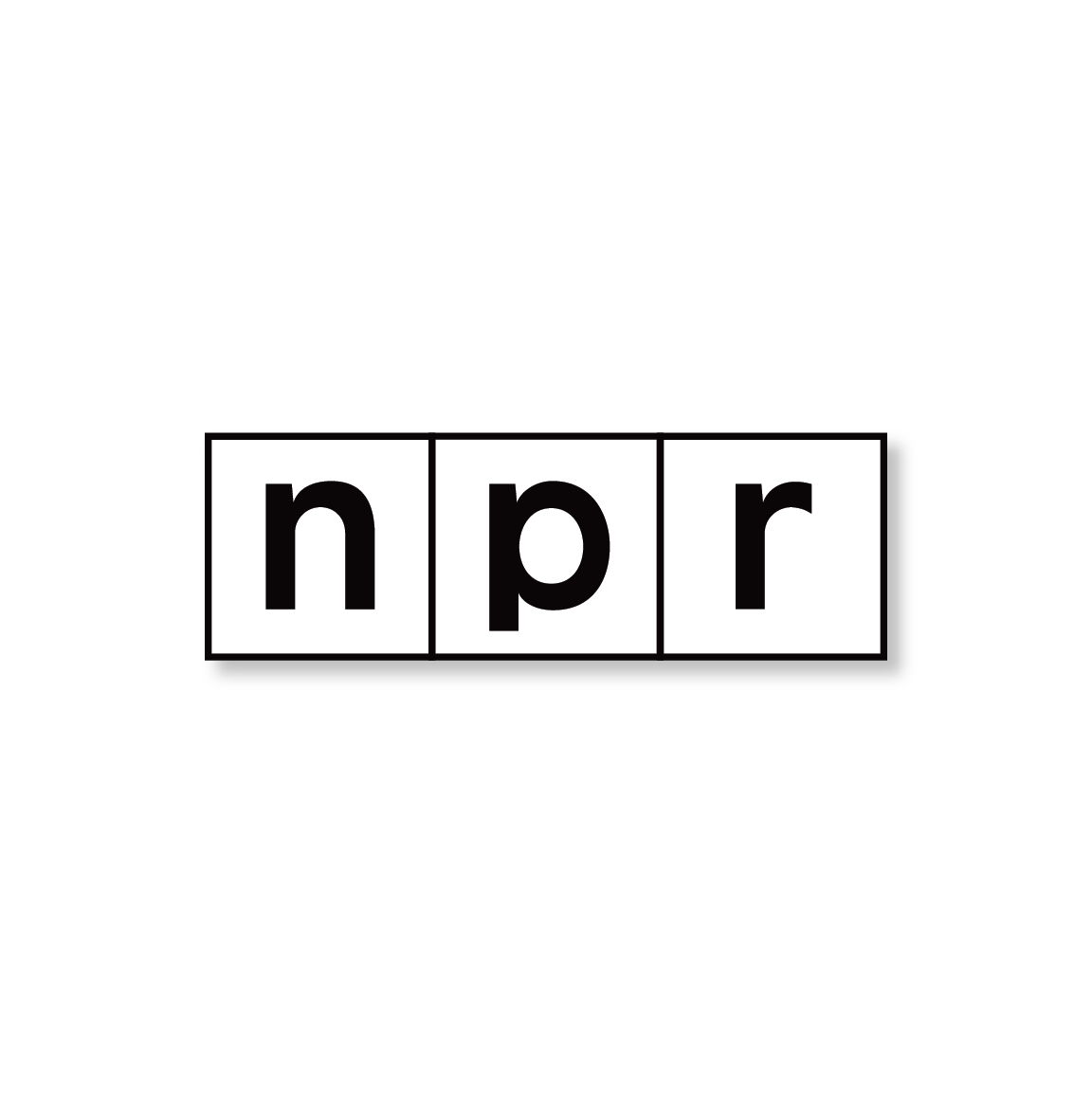NPR Logo 2.5" Sticker